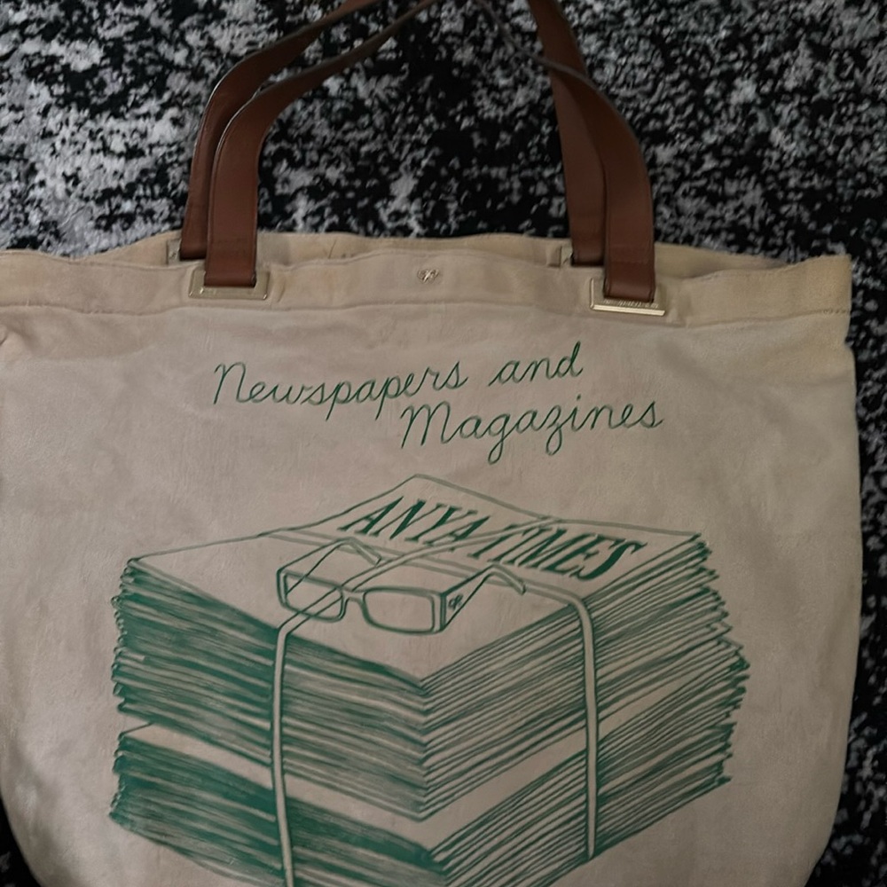 ANYA HINDMARCH CANVAS BAG